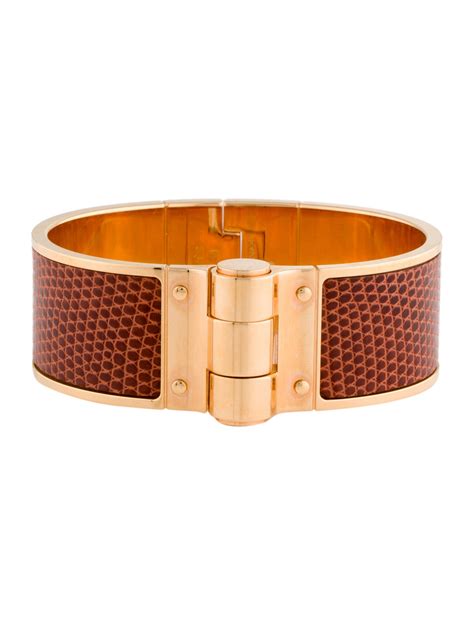 hermes hinged lizard bracelet|Hermes fusion bracelets for women.